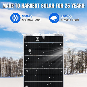 Paneles <span class=keywords><strong>solares</strong></span> tipo N de 200 vatios, panel solar de 24 voltios y 200 W 16BB, cargador de energía de módulo fotovoltaico de 24 V para cabina marina de clase B Van RV - Product Image 2