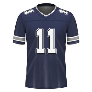 Vente directe d'usine, maillot de football américain à manches courtes, nouveau style, vêtements de sport pour hommes, maillot de football américain - Product Image 1