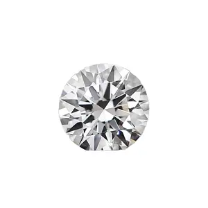 100% berlian longgar bentuk bulat Cemerlang F warna VS kejelasan bentuk bulat kualitas ekspor 0.40 CT 100% putih tinggi alami-