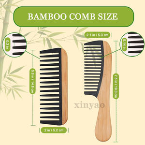 Peine de Madera Ecológico Hecho a Mano con Forma Natural, Estilo Feng Shui y Religioso, Alta Calidad, Venta al por Mayor desde India - Product Image 2