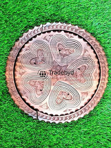 Panier à fruits secs multifonctionnel en bois classique, écologique, de qualité supérieure, pour servir et offrir en cadeau lors des occasions festives, Tradebyd - Product Image 4