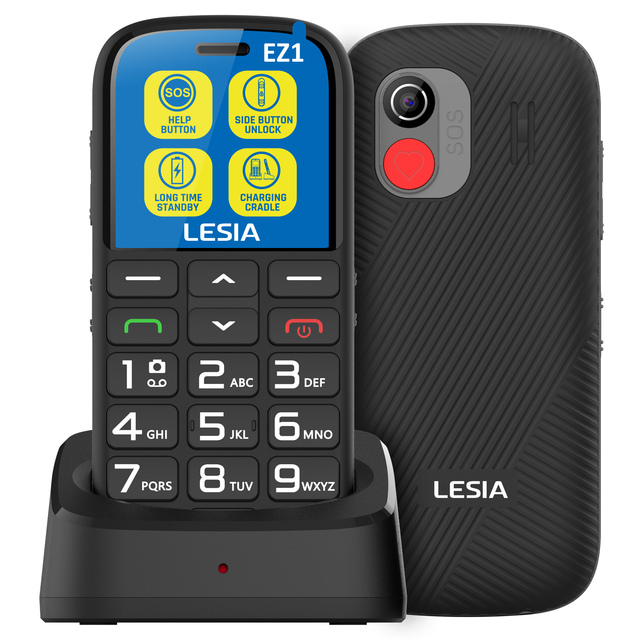 Feature Phone GSM 1.77inch 1400mAh Mobile Phone for Elderly Senior People with SOS and Large Battery for South American Market