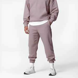 Men's Regular Fit Hooded Sweatshirt Solid Color Cotton Fleece Casual Wear Breathable Quick Dry Pocket Design Winter Style 360g - Product Image 4