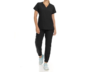 Uniformes médicaux extensibles 4 directions de qualité supérieure, personnalisés, en spandex, pour les soins de santé, uniformes d'hôpital, vente en gros - Product Image 1