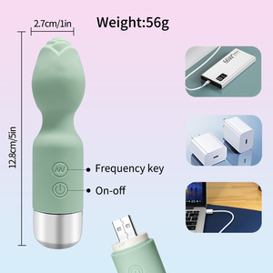 เครื่องสั่นแบบมินิโรส ชาร์จได้ ของเล่นผู้ใหญ่สำหรับผู้หญิง - Product Image 4