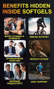 4 en 1 Shilajit Cápsulas Suplemento Ashwagandha Shilajit Tongkat Ali Cápsulas de musgo marino - Product Image 6