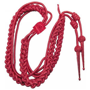 Cordón de Uniforme de Alta Calidad Personalizado OEM, Cordón de Alambre de Bullion, Accesorio Ceremonial, Diseño Personalizado Sin Correa - Product Image 6