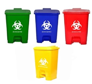 Poubelle intelligente pratique avec palette en plastique facile à soulever et à vider Caractéristique jetable pour une utilisation en hôpital - Product Image 1