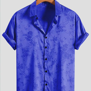 Chemises respirantes personnalisées de qualité supérieure Chemises à demi-manches imprimées en 3D Chemises décontractées pour hommes en gros de qualité supérieure - Product Image 1