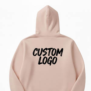 Sweat à capuche d'hiver personnalisé avec logo pour hommes, en polaire douce 100% coton, imperméable, pour les équipes marketing et la mode urbaine - Product Image 5