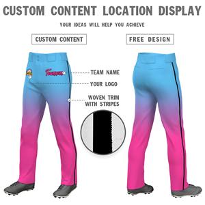 Pantalones de Béisbol para Hombre, Hechos a Medida, Tela Elástica, Rodilla Reforzada, Uniforme Deportivo - Product Image 3