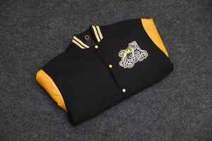 Custom Lettermen Varsity <b>Jackets</b> Personalized Varsity <b>Jacket</b> For <b>Men</b> University Lettermen Football <b>Jackets</b> Patchwork - Product Image 4