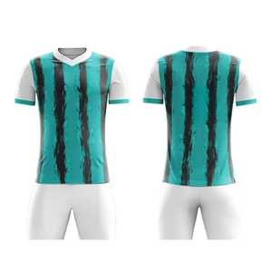 ชุดฟุตบอลผ้าโพลีเอสเตอร์ระบายอากาศเสื้อคอวีพิมพ์ลายดิจิทัลสวมใส่สบาย - Product Image 5