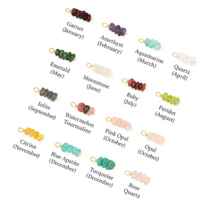 ชิปพลอยอเมทิสต์ธรรมชาติชุบทองสำหรับทำเครื่องประดับจี้หินประจำเดือน - Product Image 3