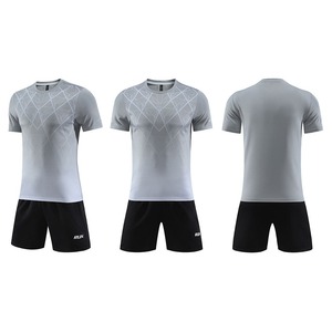 ชุดเสื้อฟุตบอลสำหรับเด็กเสื้อฟุตบอลผ้าโพลีเอสเตอร์สำหรับทุกเพศชุดเครื่องแบบสีแดงสีฟ้าและเขียว - Product Image 5