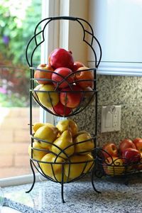 Corbeille à fruits en fer simple avec structure monocouche et look élégant, parfaite pour les maisons et les bureaux urbains compacts - Product Image 4