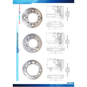 Mandril de 3 Mordazas Accionado por Motor con Centro Cerrado, Acero de Grado Industrial para Tornos CNC y Manuales - Product Image 2