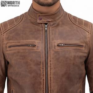 Nouveau style vestes en cuir chaudes d'hiver pour hommes veste à manches longues confortable et élégante de haute qualité personnalisée de couleur bleue pour hommes - Product Image 6