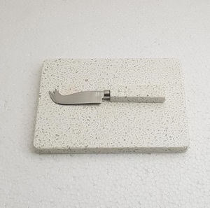 เขียงหินอ่อนเรซิ่นดีไซน์แข็งแรง รูปทรงสี่เหลี่ยมผืนผ้า สำหรับหั่นอาหารและเสิร์ฟชีส ขายดี คุณภาพสูง - Product Image 4