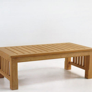 Table basse en bois de teck massif Offre Spéciale robuste Wibisana Design minimaliste moderne écologique pour meubles de maison et terrasse extérieure - Product Image 2