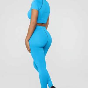 Ensemble de haut court décontracté pour femmes avec pantalon taille haute 2025 nouveaux vêtements de sport amples élégants et raffinés ensemble 2 pièces pour femmes - Product Image 5