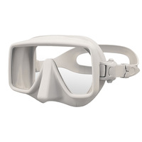 Masque de plongée pour adultes, grand champ de vision, étanche, anti-buée, anti-UV, masque de plongée en apnée, masque de plongée sous-marine, lentille en silicone trempé