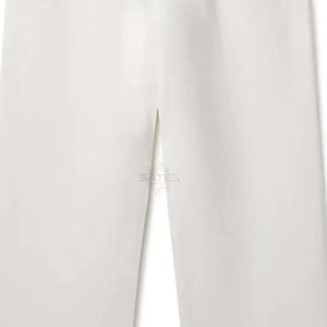 กางเกงวอร์มทรงตรงผ้าฟลีซฟอกสีสไตล์วินเทจลำลองคุณภาพสูงสำหรับผู้ชาย - Product Image 6