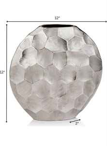 Venta al por mayor de jarrones grandes de aluminio hechos a mano con diseño de flores para uso en interiores y exteriores de alta calidad para el hogar, hoteles, restaurantes, bodas - Product Image 5