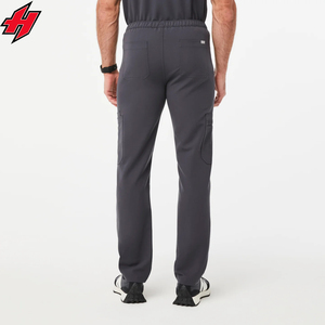 Traje médico de enfermera personalizado para mujer Chaqueta de manga corta transpirable estilo Jogger hospitalario con uniformes médicos de tela tejida - Product Image 6