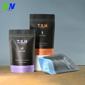 カスタム印刷バスソルトパッケージクラフト紙堆肥化可能な生分解性スタンドアップポーチ - Product Image 2
