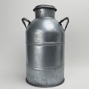 Lata de leche galvanizada Premium con mango de latón pulido Artesanía artesanal que ofrece acento decorativo para interiores y tradicionales - Product Image 6