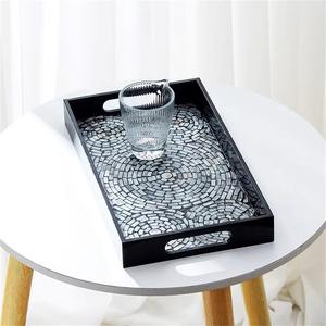 Nouveaux plateaux de lit en incrustation de nacre design plateau d'affichage décoratif en nacre pour la décoration de la chambre - Product Image 4