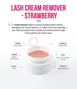 CharmLash crème anti-cils résistante à l'eau parfum crème d'extension de cils à action rapide dissolvant de colle OEM ODM dissolvants de cils personnalisés - Product Image 5