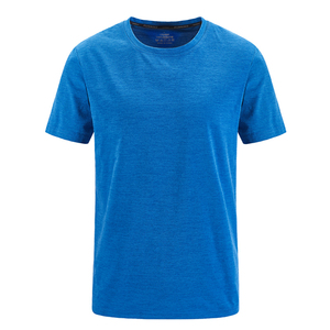 T-shirts col rond en gros T-shirts en coton coupe décontractée Options de couleur personnalisées T-shirts à manches courtes confortables pour hommes - Product Image 1