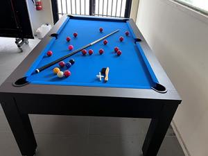 Mesa de billar de 7 pies con tablero de billar americano y mesa de comedor - Product Image 2