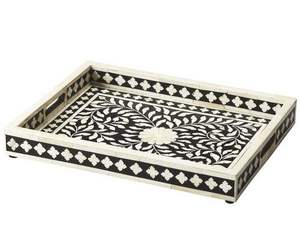 Bandeja de servicio con incrustaciones de hueso cuadrado de tamaño personalizado para el hogar y el hotel para decoración navideña - Product Image 2