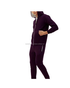 Ensemble de survêtement unisexe à logo personnalisé vêtements de sport jogging 2 pièces veste et pantalon zippés vêtements de sport vêtements de fitness en vrac - Product Image 3