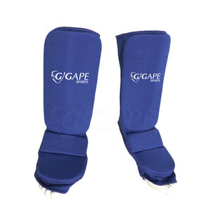 GAPE SPORTS Professional Grade Lightweight Elasticated Shin Insteps Breathable Football <b>Game</b> Protective Non-Slip Polyester - Product Image 2