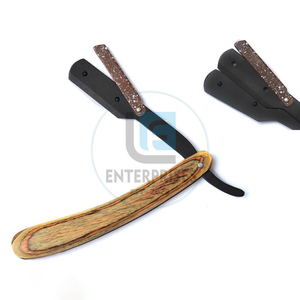 มีดโกนหนวดด้ามไม้ OEM ใบมีดเปลี่ยนได้ พร้อมโลโก้สั่งทำ สำหรับการดูแลส่วนบุคคลและมืออาชีพ - Product Image 4