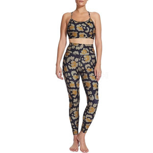 Precio de fábrica, mallas de Yoga con cintura elástica, diseño de logotipo personalizado, mallas de Yoga, venta al por mayor, mallas de Yoga más vendidas - Product Image 2