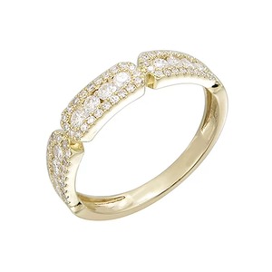 Anillo de Diamantes Elegante y Deslumbrante con Diamantes Cultivados en Laboratorio F-VS2, Oro Sólido de 14K, Engaste de Canal, Joyería Certificada - Product Image 2