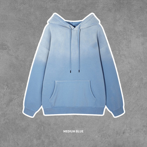 Pull streetwear surdimensionné délavé à l'acide vintage, sweats à capuche pour hommes, sweat streetwear personnalisé de haute qualité, pull blanc polaire vintage - Product Image 5