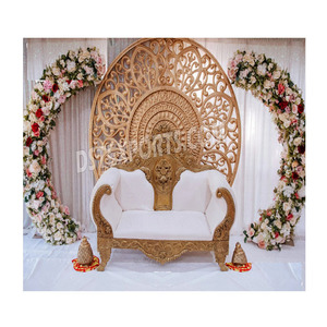 Custom Size Round <b>Wedding</b> Stage <b>Frame</b> USA Buy High Quality Golden Panles For Stage Decor Set At Factory Prices Australia Events - Product Image 1
