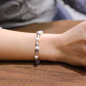 925 Sterling Silver Moonstone <b>Ball</b> <b>Bracelet</b> for Gift Occasions - Product Image 4