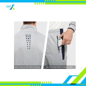 Conjunto Deportivo de Invierno para Hombre, 2 Piezas, con Cordón Ajustable, Antibacteriano, 100% Poliéster, para Correr, Cálido, Informal - Product Image 6