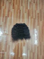 AFSEL EXPORTS Rambut Manusia Keriting India Selatan Berkualitas Ekspor, Single Weft, Belum Diproses, Kutikula Tertata Rapi, Tahan Lama, Semua Warna