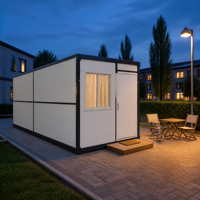 Maison conteneur moderne portable à assemblage rapide, 20 pieds, personnalisable, démontable, Casa Modulares pour bureau