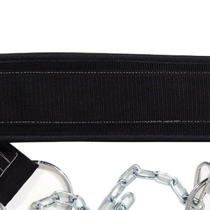 เข็มขัดจุ่มออกกำลังกายสำหรับผู้ชายและไนลอนและนีโอพรีน Powerlifting หลังรองรับยิมยกน้ำหนัก - Product Image 6