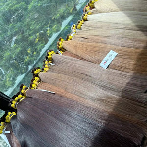 ผมต่อสีน้ำตาลเวียดนามแบบดิบสองชั้นผมสีน้ำตาล100% เวียดนามจัดส่งทั่วโลก - Product Image 1