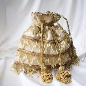 CÓMO BORDADO BOLSOS ÚNICOS MEJOR Estilo bohemio Bordado Trabajo Mano Embrague Monederos Bolsos Diseño elegante Forro al por mayor - Product Image 2